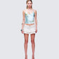 Lila Ruffle Set model front
