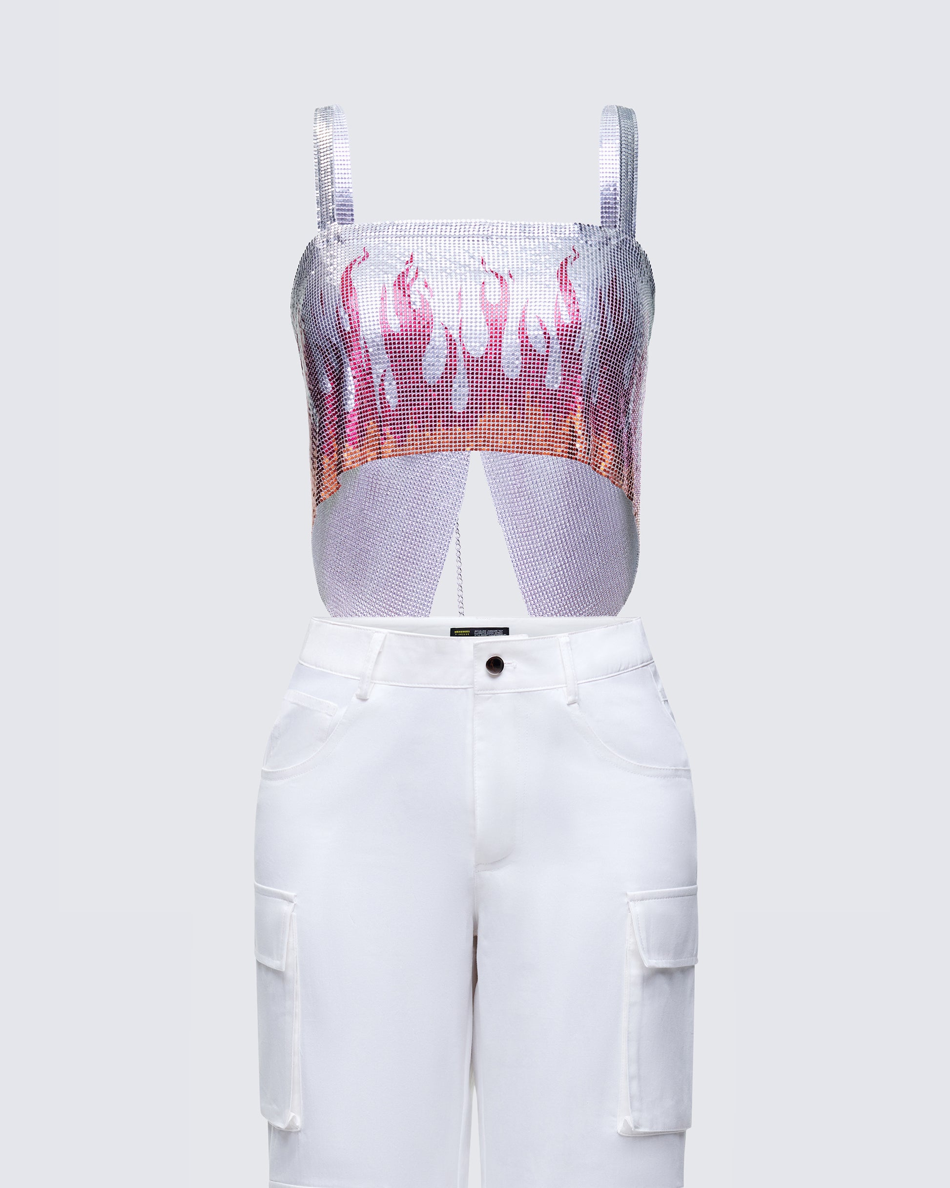 Women's cotton matching set alternate angle – FINESSE