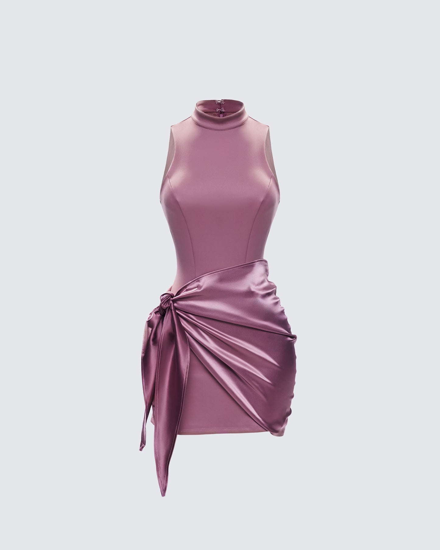 Lindsey Rose Wrap Mini Dress