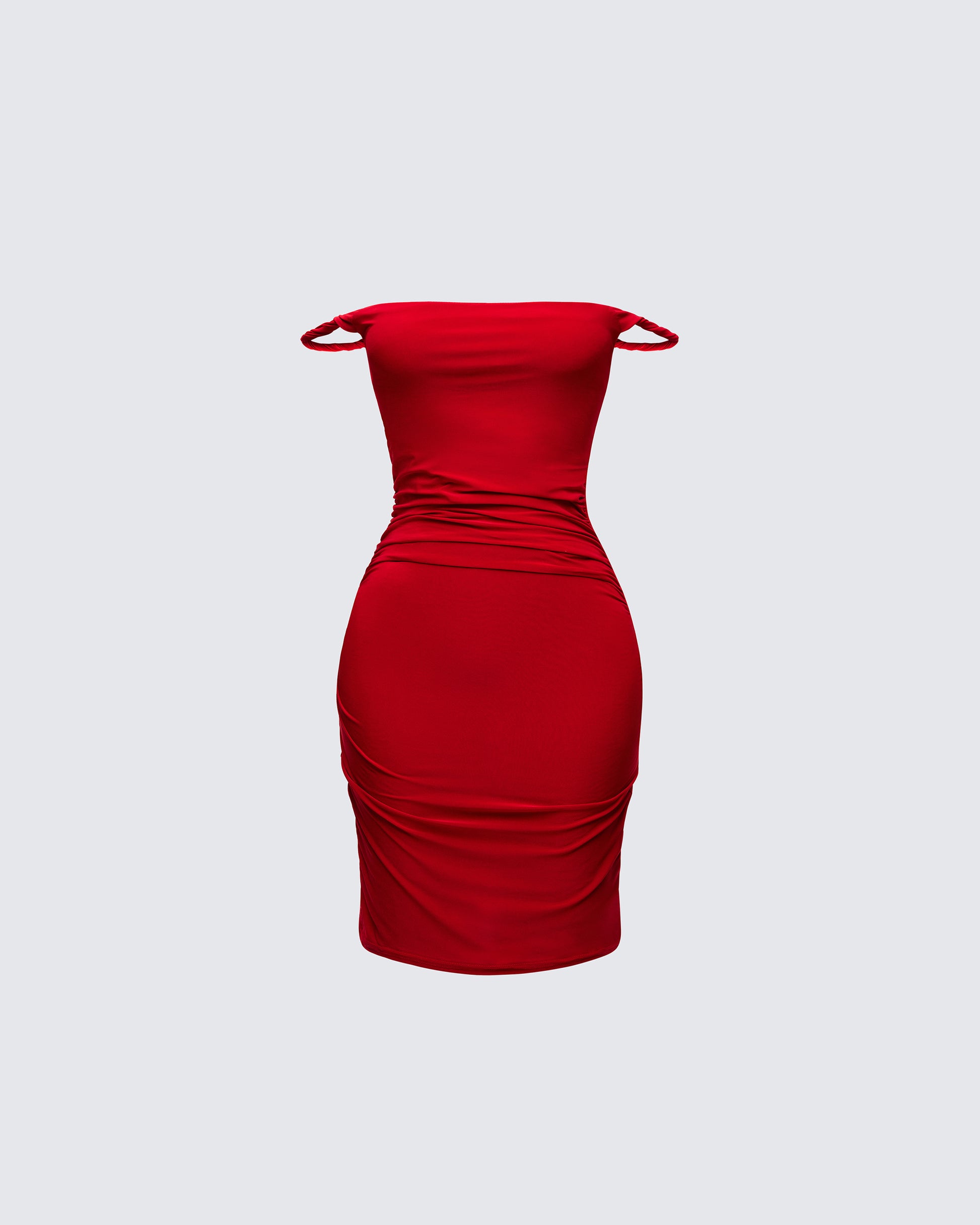 Lois Red Twist Strap Mini Dress Lois Red Twist Strap Mini Dress