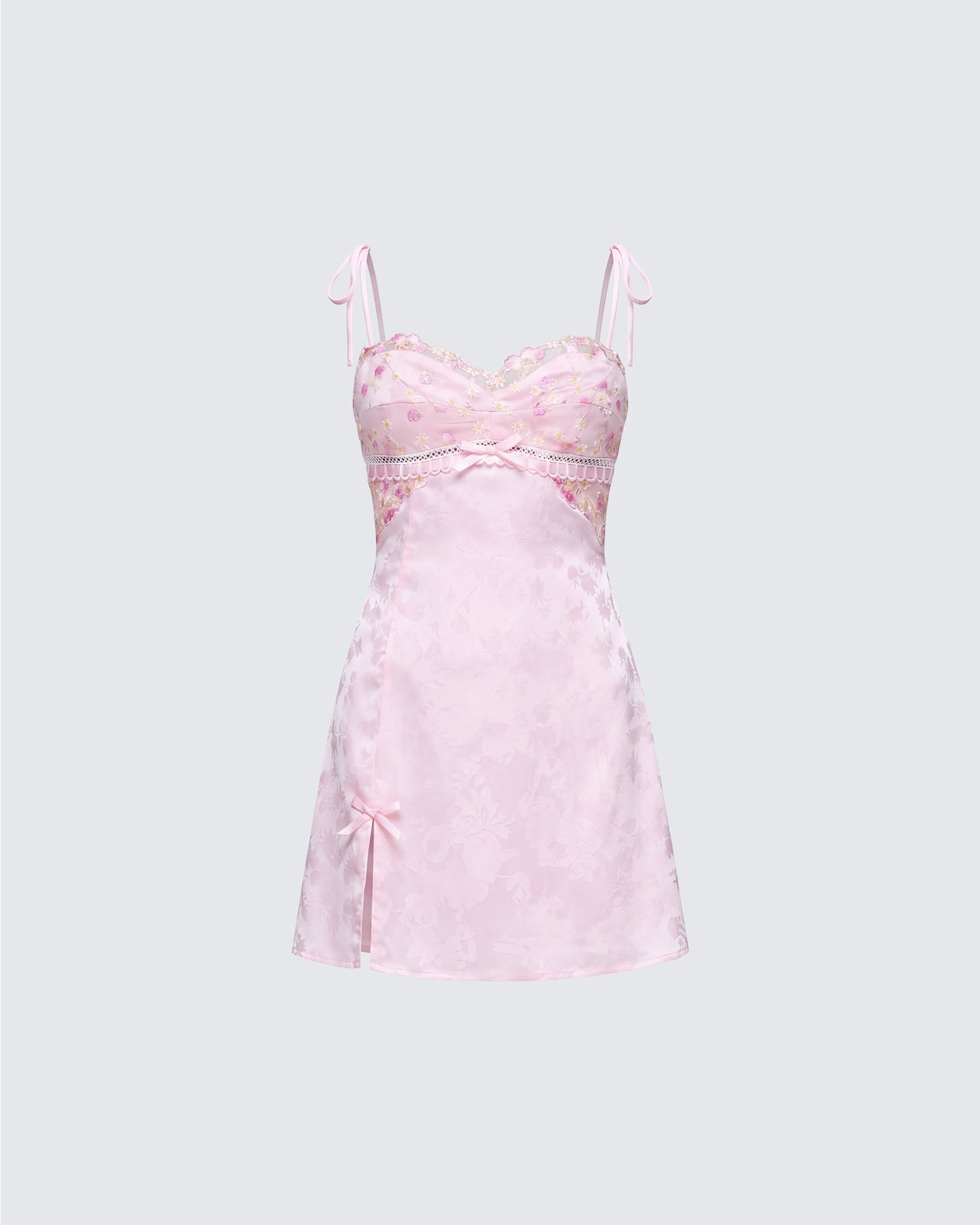 Lottie Pink Mini Slip Dress