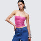 Luminosa Pink Hotfix Tube Top