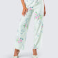 Luz Floral Print Wide Leg Pant