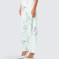 Luz Floral Print Wide Leg Pant