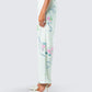 Luz Floral Print Wide Leg Pant