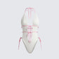 Leticia White Jersey Bodysuit
