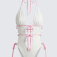 Leticia White Jersey Bodysuit