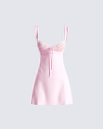 Mabel Pink Mini Dress