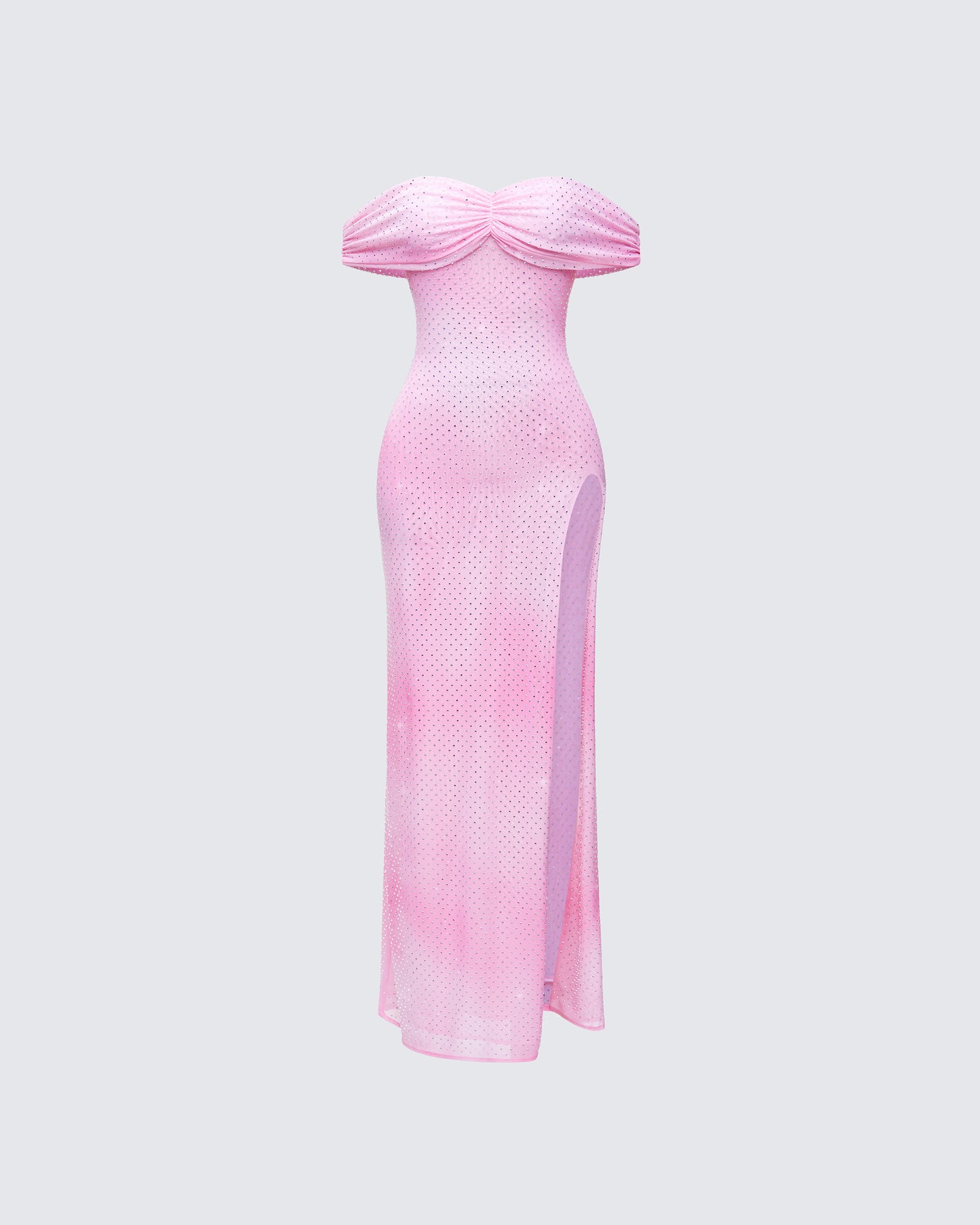 Women's pink maxi dress – FINESSE