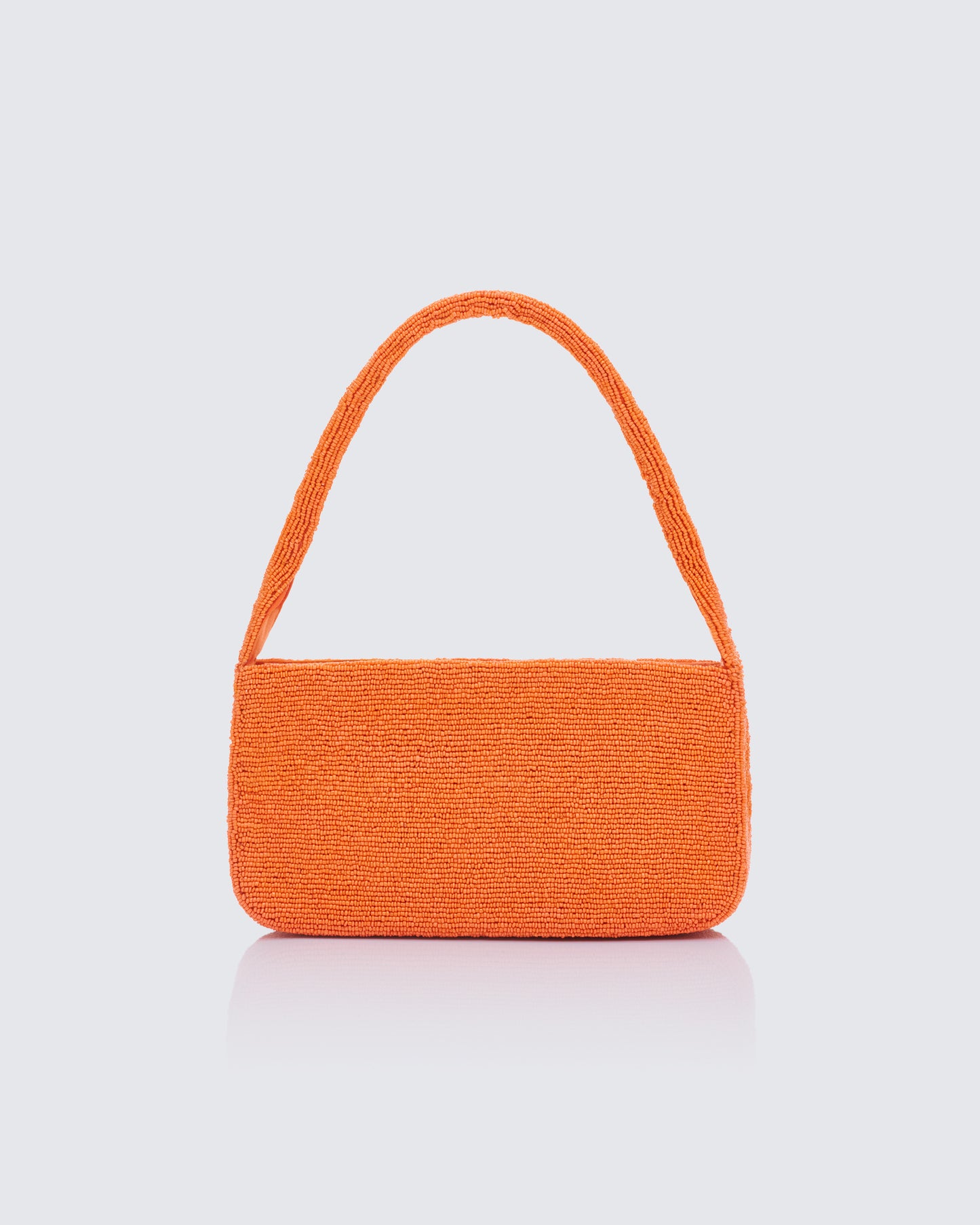 Orange shoulder bag front view – FINESSE