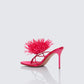 Majesty Fuchsia Diamante Corsage Thong Sandal