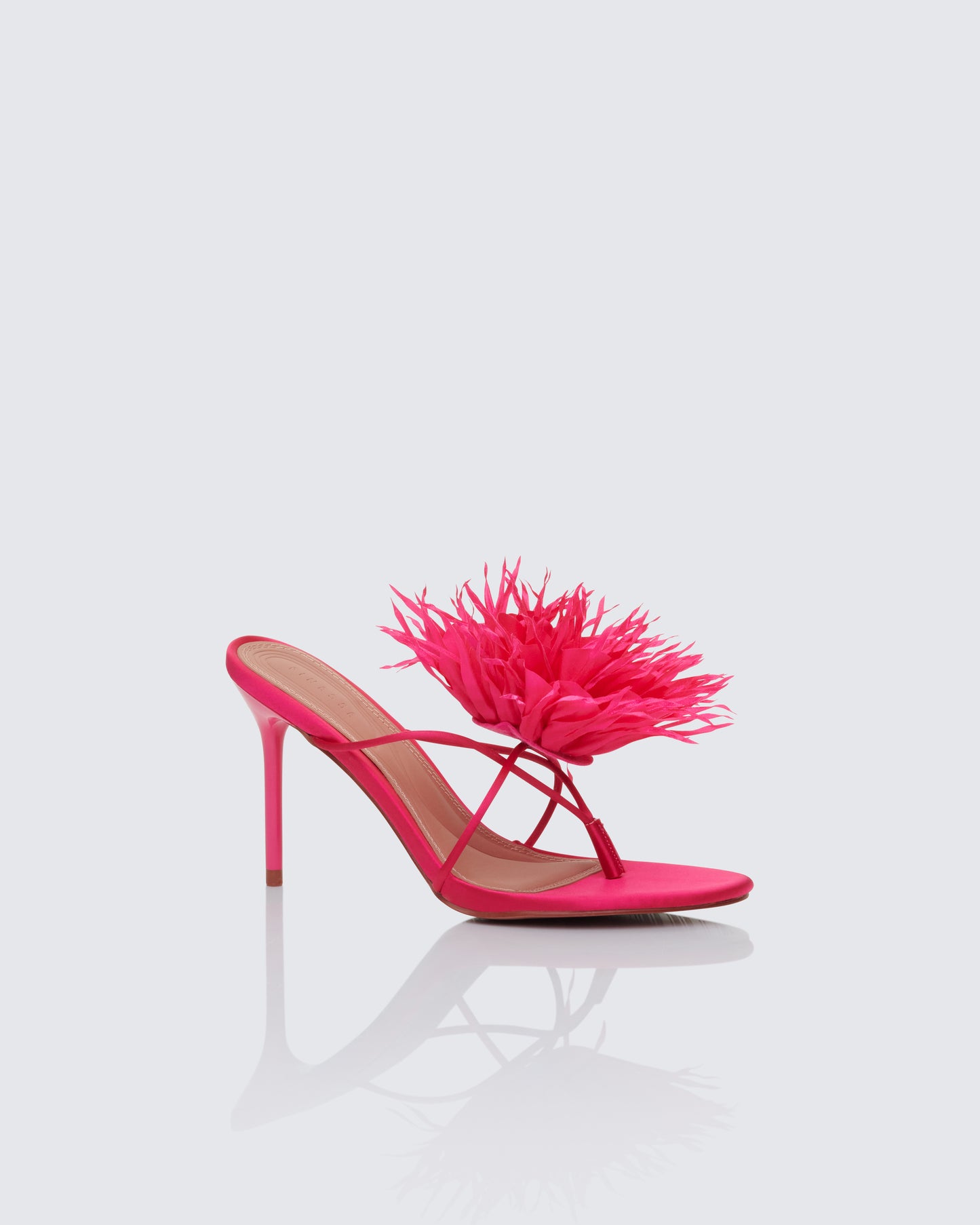 Majesty Fuchsia Diamante Corsage Thong Sandal