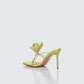 Malani Lime Corsage Thong Sandal