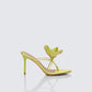 Malani Lime Corsage Thong Sandal