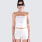 Mara White Jersey Tube Top