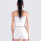 Mara White Jersey Tube Top