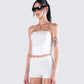 Mara White Jersey Tube Top