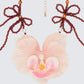 Pink choker front view – FINESSE