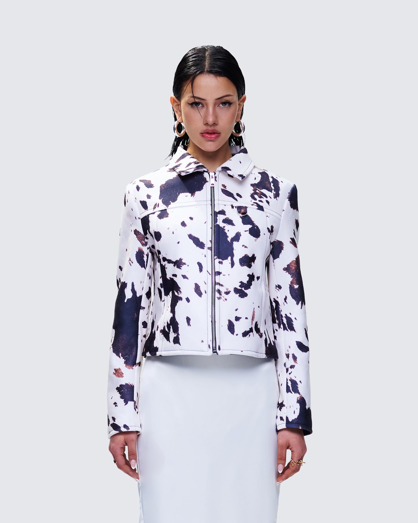 Marnie Multi Vegan Cowhide Jacket