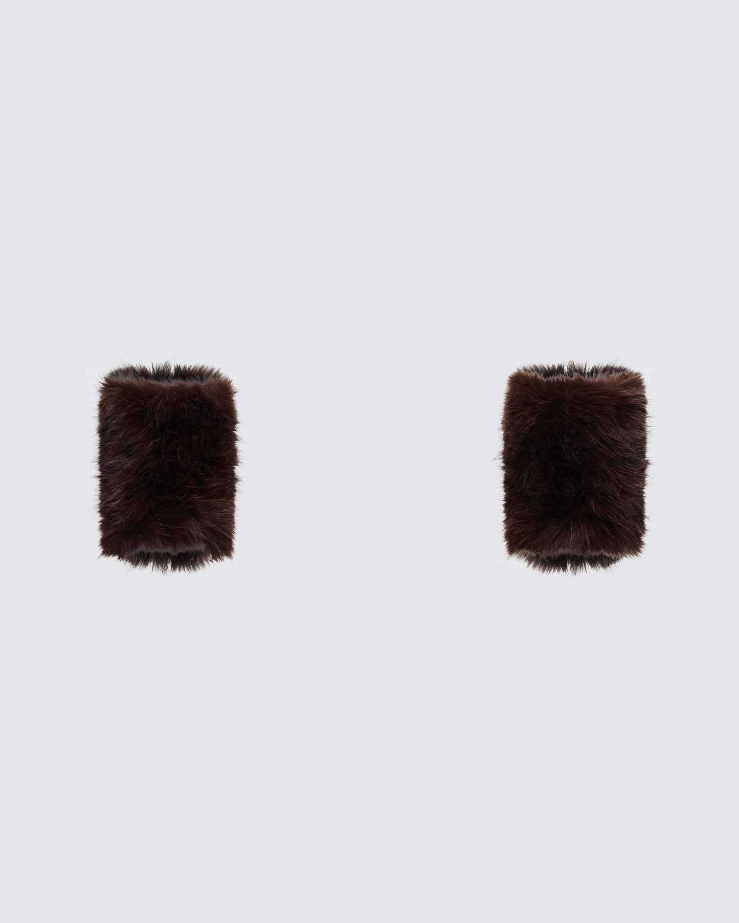 Mavys Brown Faux Fur Cuffs product front