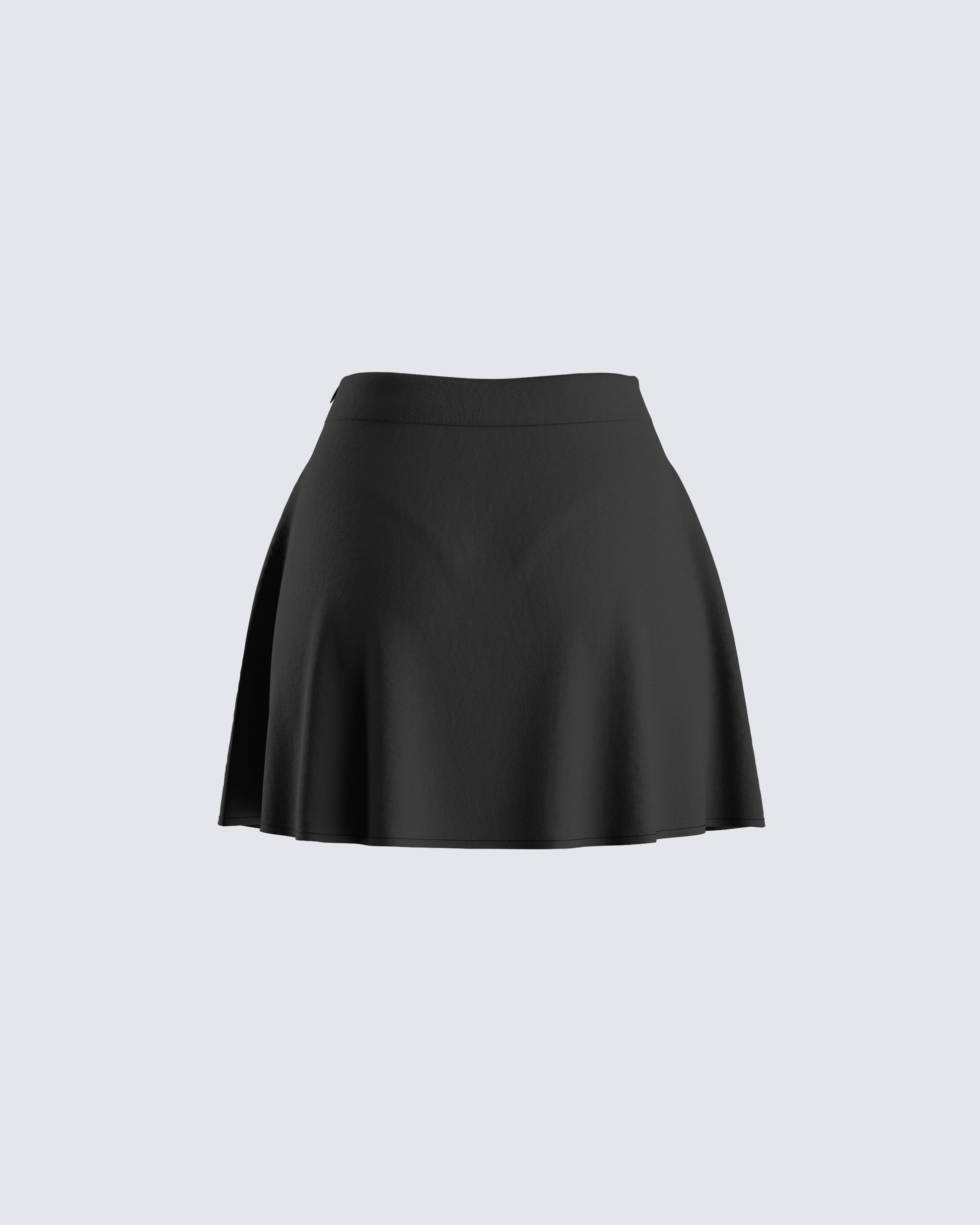 HOT High Waisted Black Skater Skirt Long Skater Skirt Black High