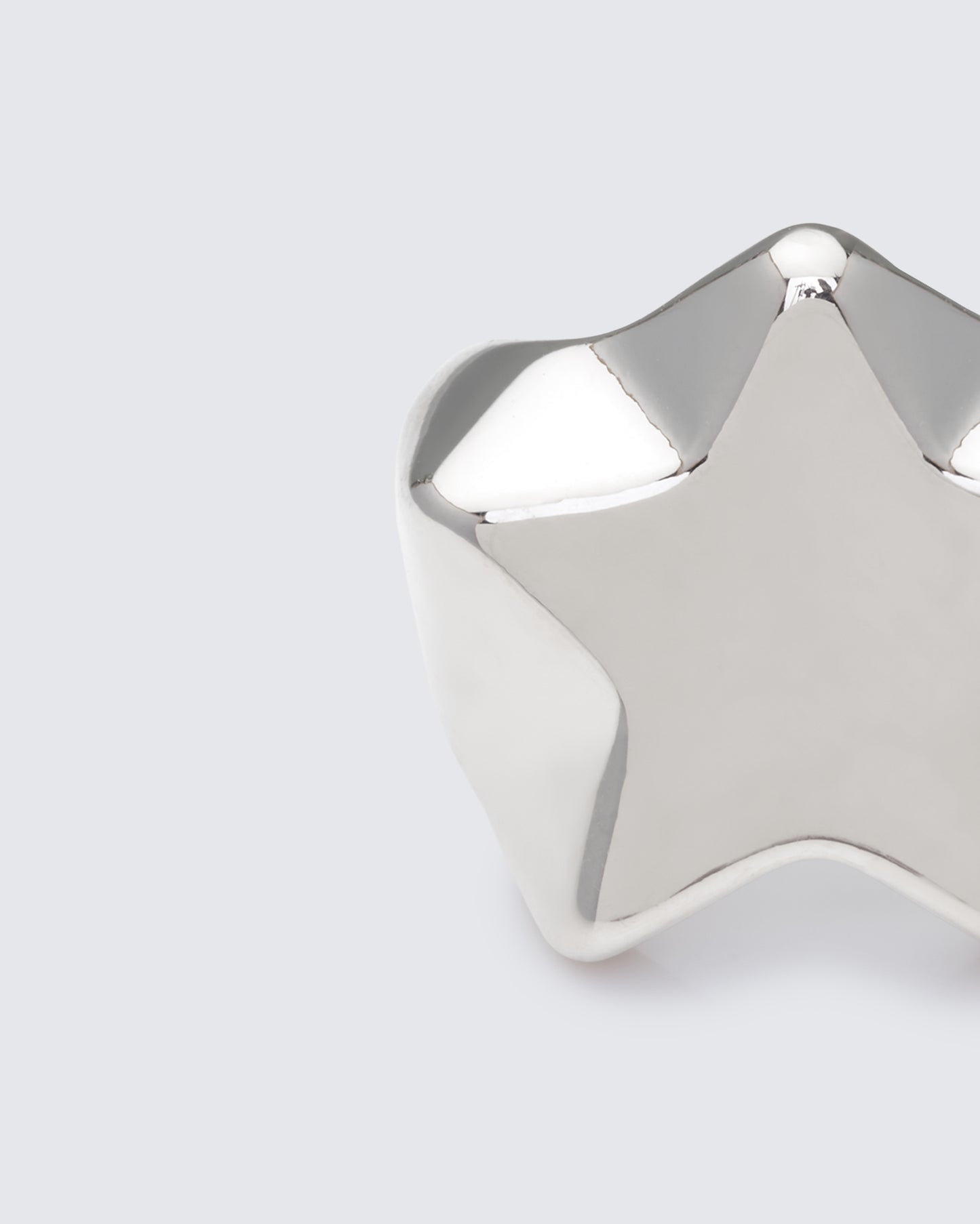 Meliora Silver Chunky Star Ring