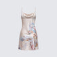 Melody Renaissance Print Mini Dress