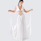 Melora White Maxi Dress & Collar