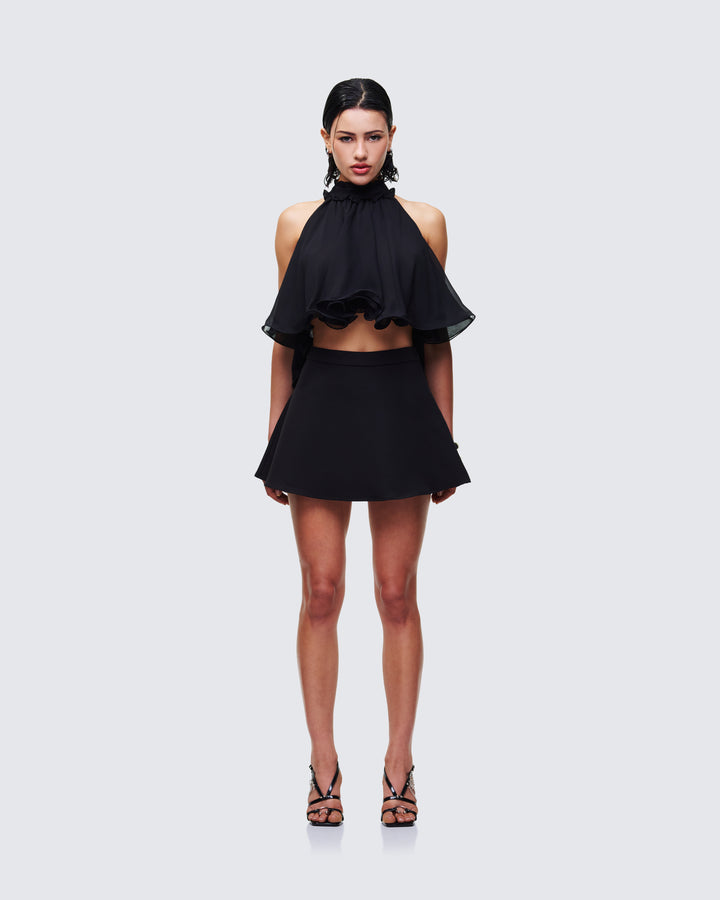 Melva Black Set model front