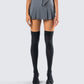 Metin Charcoal Mini Skirt