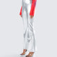 Mika Silver Flared Pant