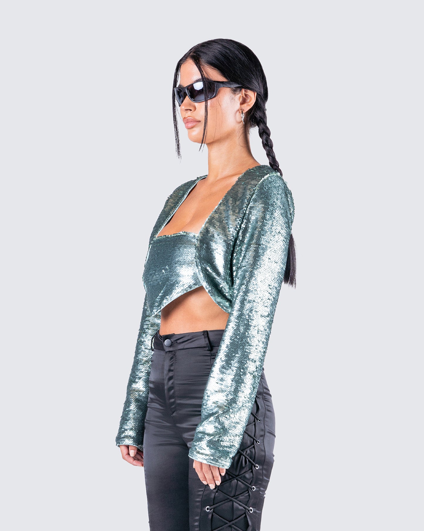 Millie Sequin Top Set