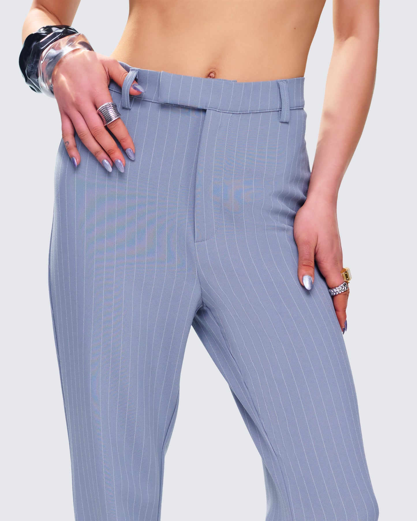 Miren Grey Pinstripe Trouser Pant