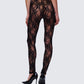 Miriam Black Lace Fitted Legging