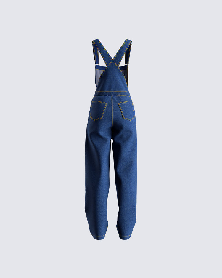 Colleen Blue Overall Jeans