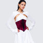Moira Burgundy Velvet Corset Top