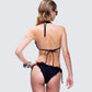 Monroe Black Ruffle Bikini Top