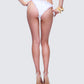 Monroe White Ruffle Bikini Bottom