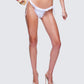 Monroe White Ruffle Bikini Bottom