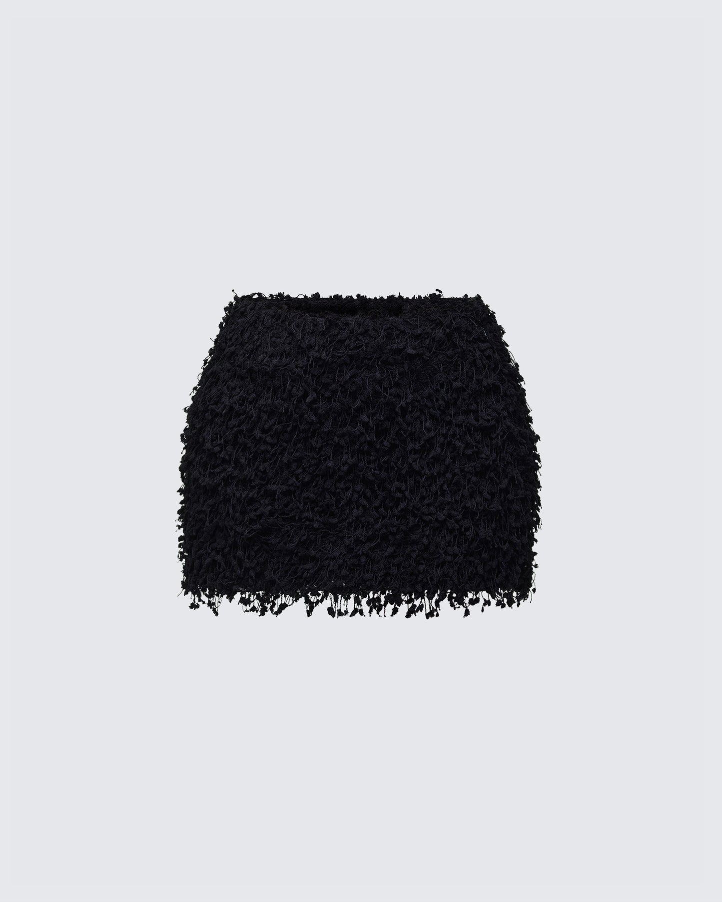 Morgan Black Knit Mini Skirt product front