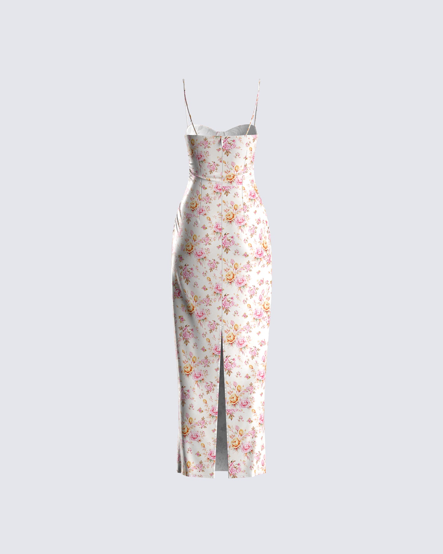 Maelle Ivory Flower Print Dress