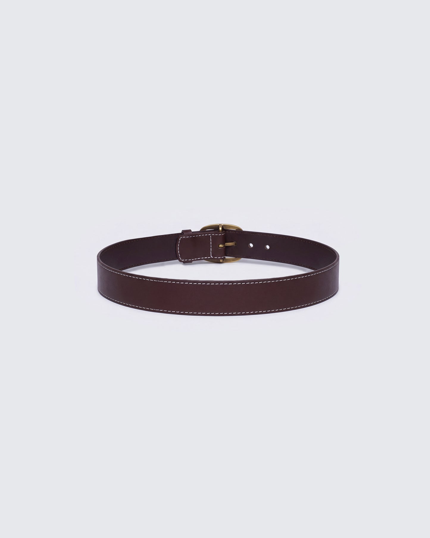 Nadi Brown Vegan Leather Belt