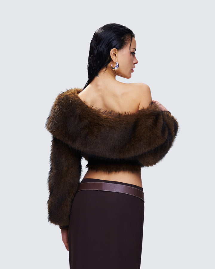 Women's brown accessories alternate angle – FINESSE