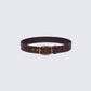 Nadi Brown Vegan Leather Belt