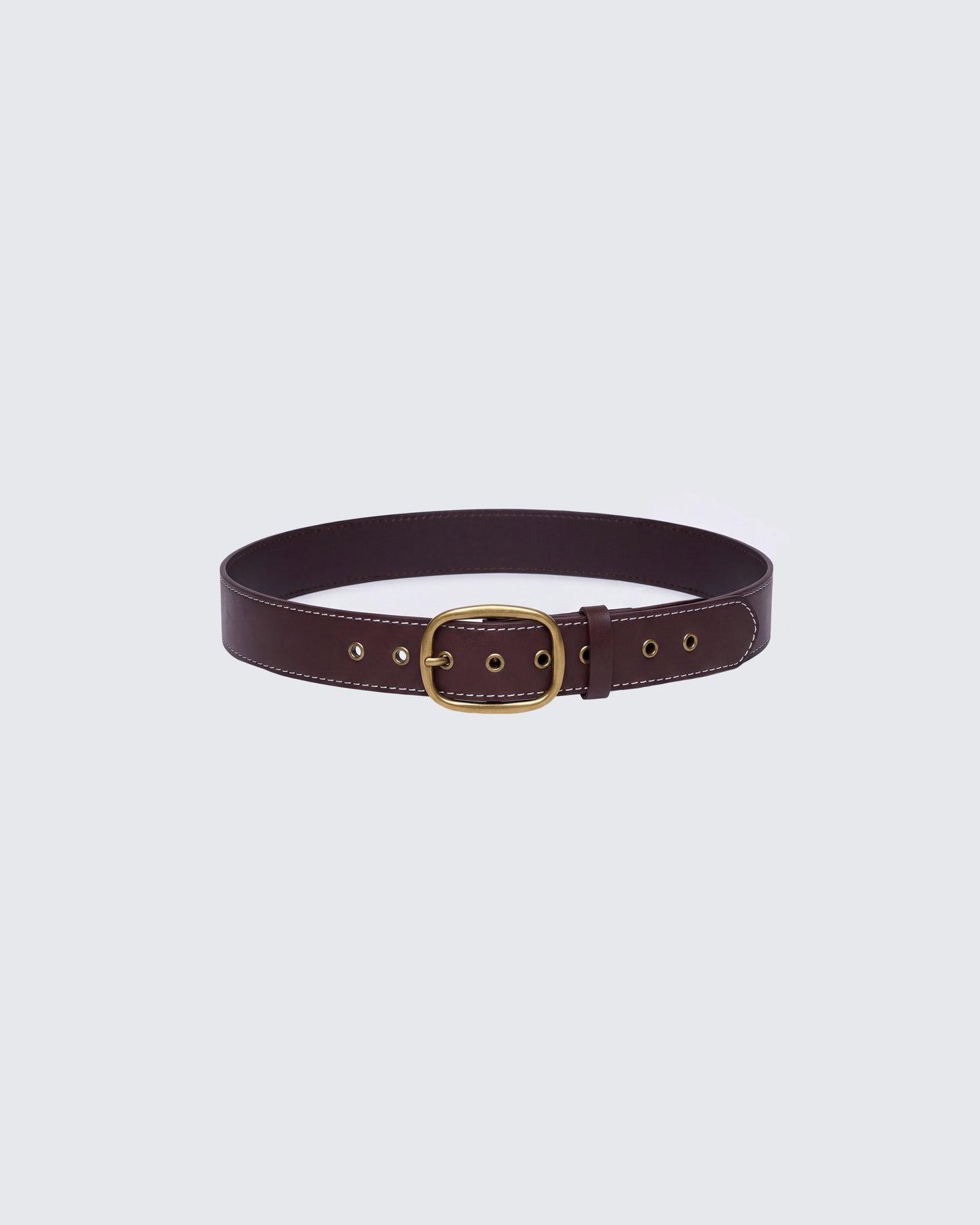 Nadi Brown Vegan Leather Belt