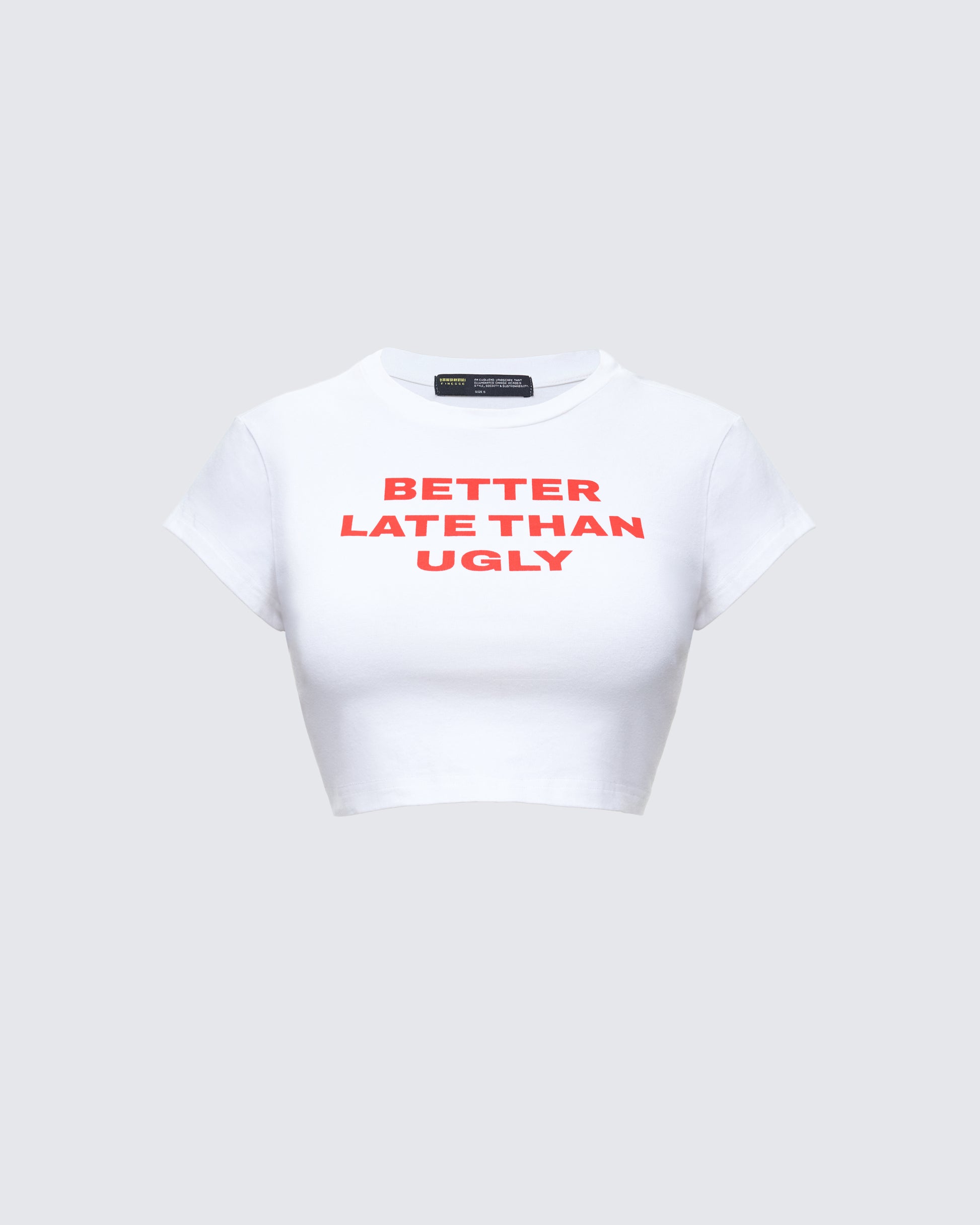 Women's white cotton top – FINESSE