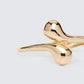 Women's gold jewelry styled on model – FINESSE