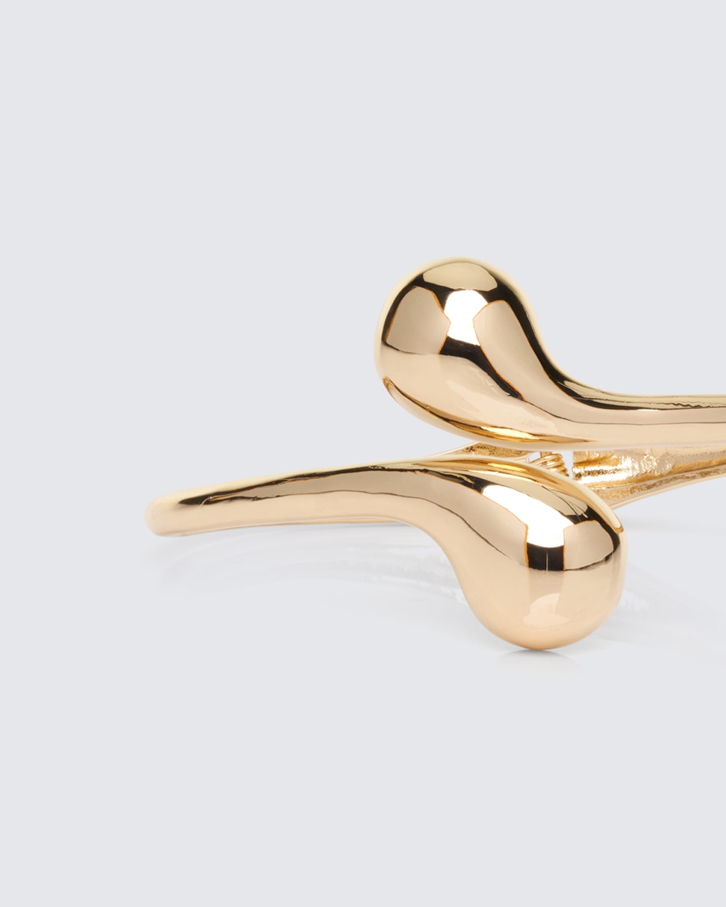 Women's gold jewelry styled on model – FINESSE