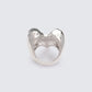 Nerina Silver Drop Heart Ring