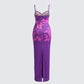 Nessa Floral Print Maxi Dress